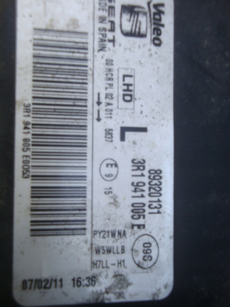 Frontscheinwerfer Seat Exeo 3R1941005E Links Scheinwerfer Headlight