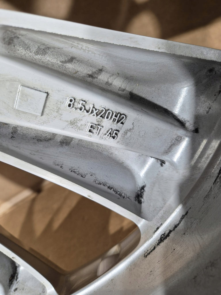 1x Alufelge 20 Zoll 8.5" 5x112 45ET Glanz Silber A2044015002 Mercedes-Benz FEL8358003353vw