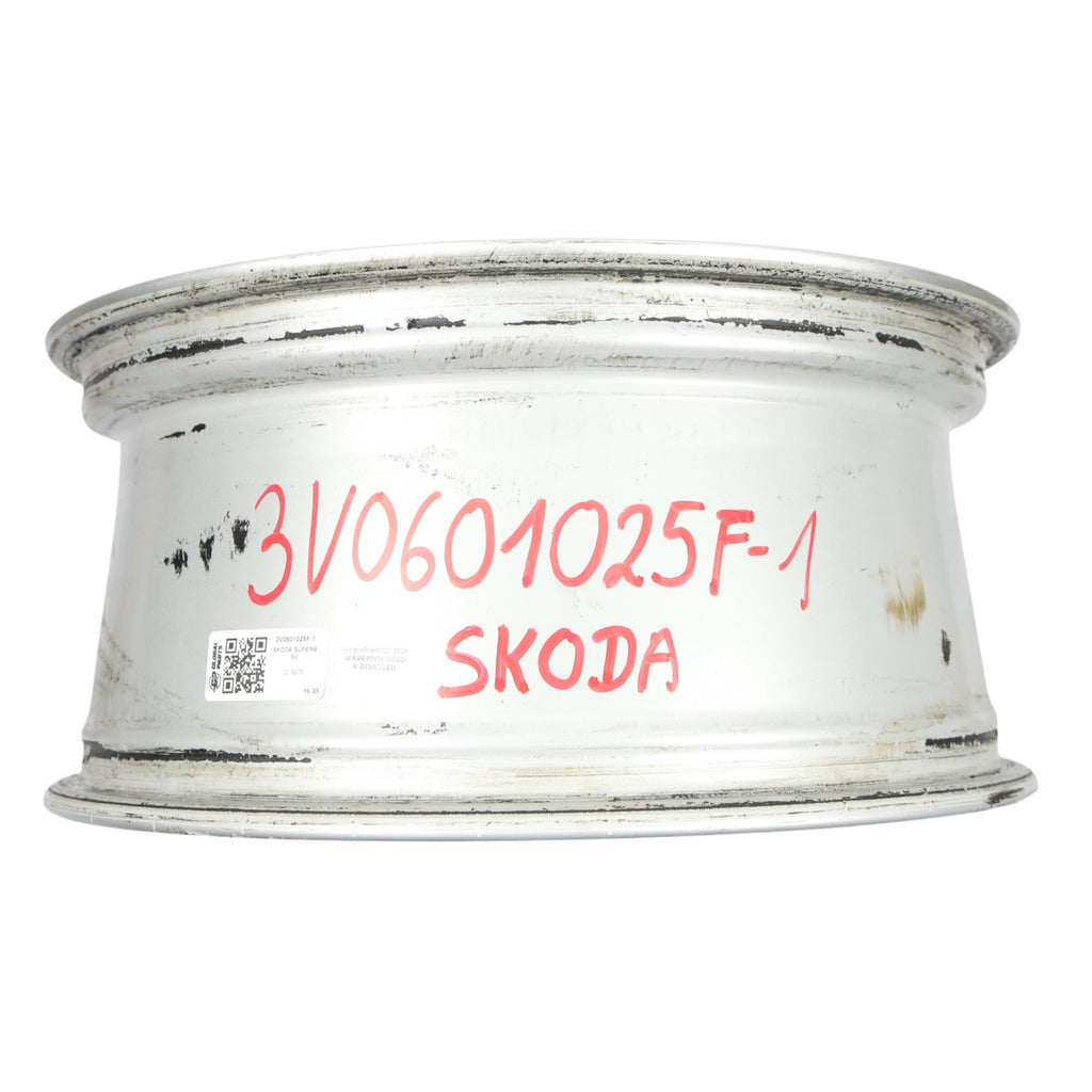 1x Alufelge 18 Zoll 8.0" 5x112 44ET Glanz Silber 3V0601025 Skoda Superb FEL8978621757jz