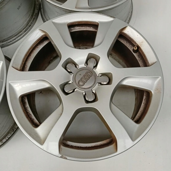 4x Alufelge 16 Zoll 7.5" 5x112 45ET Glanz Silber 8K0601025F Audi A4 B8 Rim Wheel FEL4221595792xq