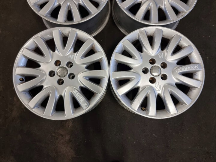 4x Alufelge 18 Zoll 8.0" 5x108 49ET Glanz 2W931007JA Jaguar Xj Rim Wheel FEL7500428689an