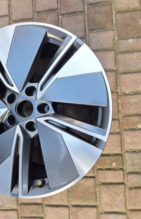 1x Alufelge 19 Zoll 8.0" 5x112 45ET Glanz Graphit 5LA601025A Mg Enyaq Rim Wheel FEL9933057295xw