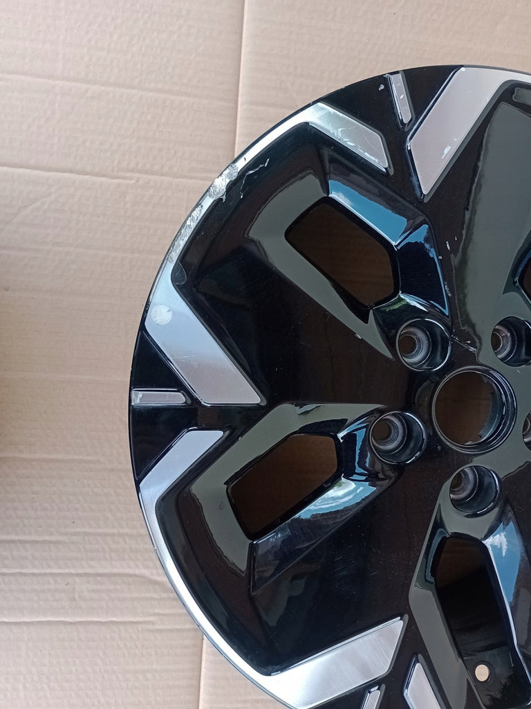 1x Alufelge 17 Zoll 7.0" 5x114.3 52ET Glanz Schwarz 52910-AO000 Kia Niro