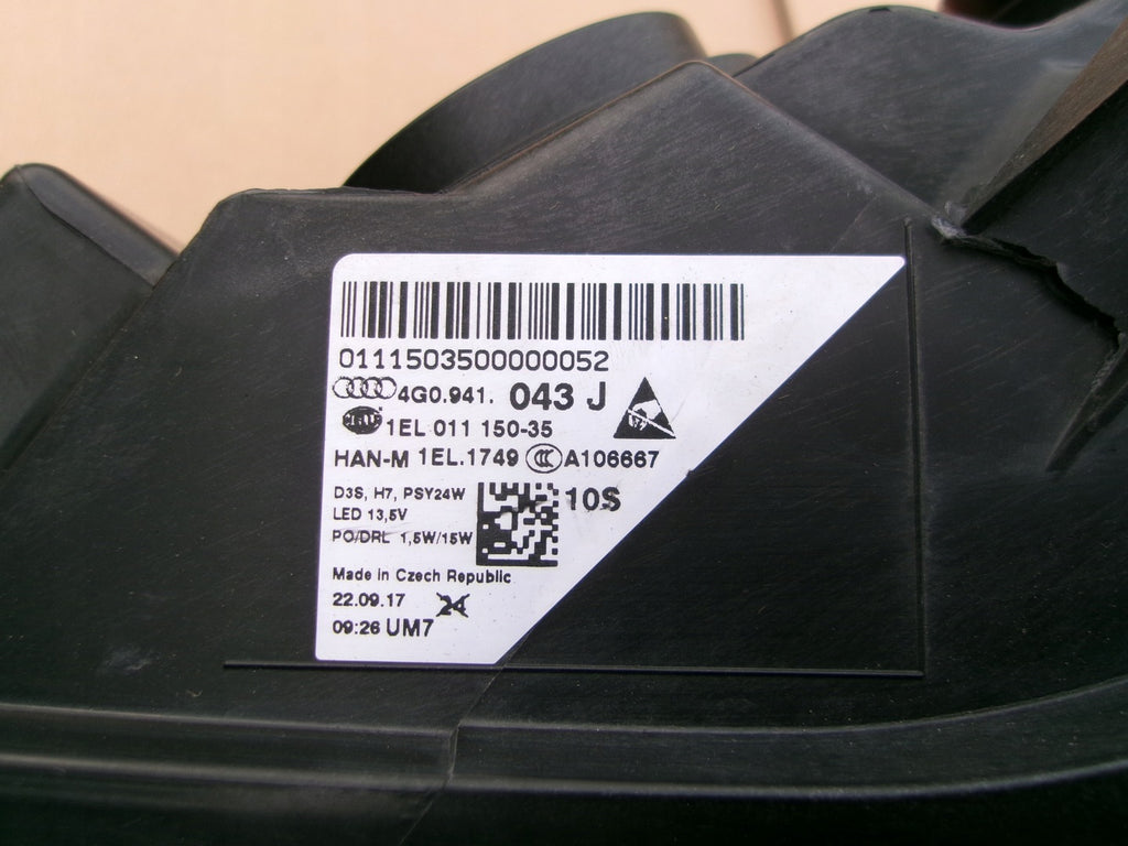 Frontscheinwerfer Audi A6 C7 4G0941043J Xenon Links Scheinwerfer Headlight