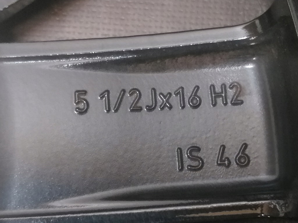 1x Alufelge 15 Zoll 5.5" 5x112 46ET Mini Rim Wheel FEL3463485233fs