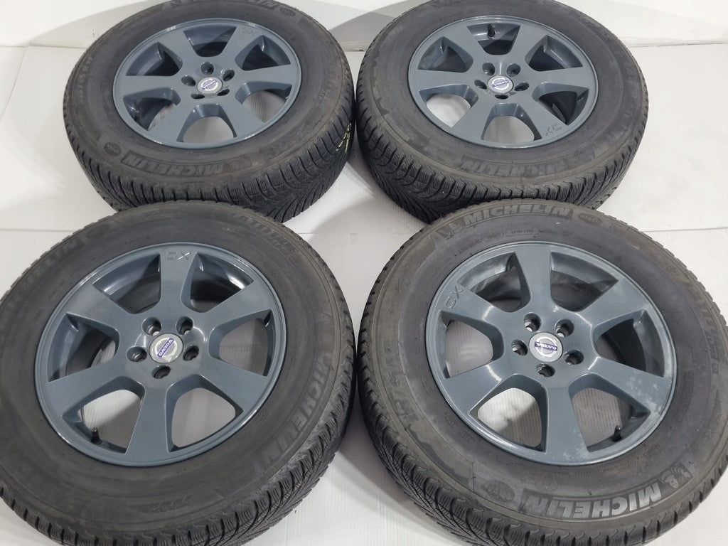 4x Alufelge 17 Zoll 7.5" 5x108 55ET Glanz Silber 30671480 Volvo I Rim Wheel FEL2525997401tx