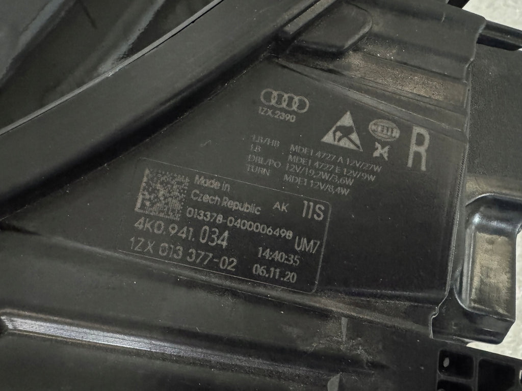 Frontscheinwerfer Audi A6 C8 4K0941034 Full LED Rechts Scheinwerfer Headlight SCH8037707469mp