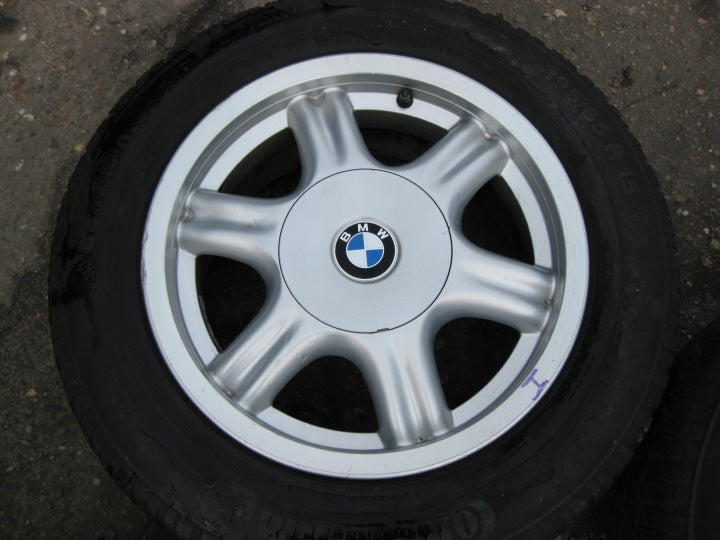 4x Alufelge 15 Zoll 7.0" 5x120 47ET KBA42184 BMW E36 Rim Wheel FEL9601361379mw