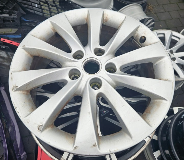 1x Alufelge 17 Zoll 7.0" 5x115 44ET Glanz Silber OP068K1 Opel Zafira Rim Wheel FEL3766526714iz