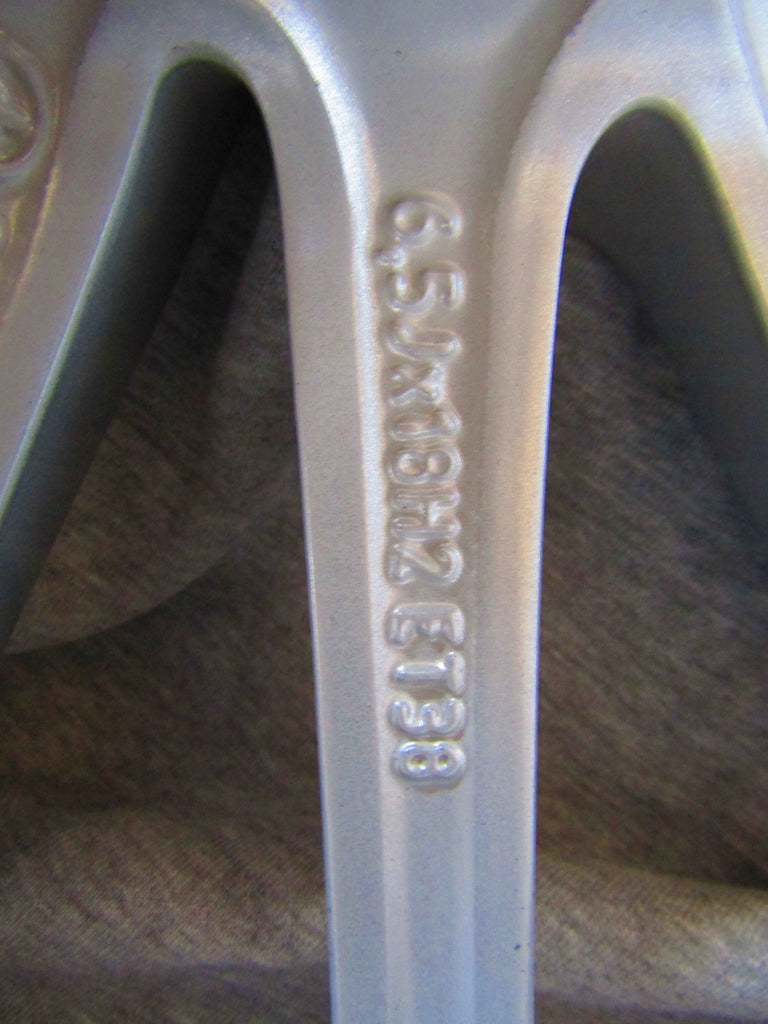 4x Alufelge 18 Zoll 6.5" 5x112 38ET Glanz Silber A1564011900 Mercedes-Benz Gla