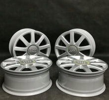 Laden Sie das Bild in den Galerie-Viewer, 4x Alufelge 17 Zoll 7.5" 5x112 43ET Glanz Silber 8E0601025AC Audi A4 A3 FEL4543094682es