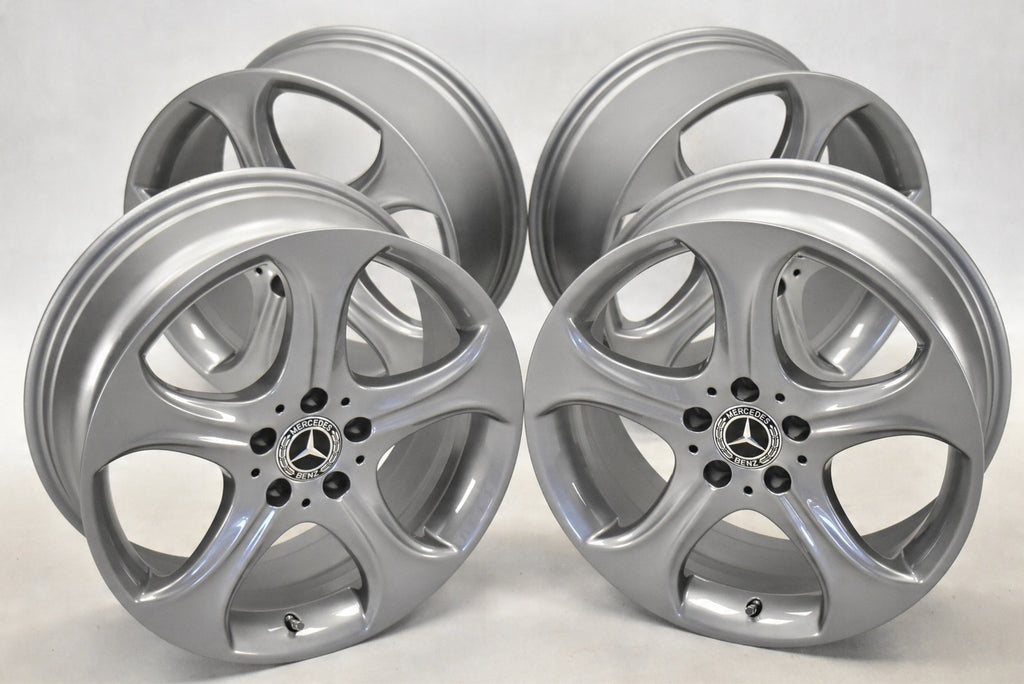 4x Alufelge 18 Zoll 7.5" 5x112 44ET Glanz Grau A2054010600 Mercedes-Benz