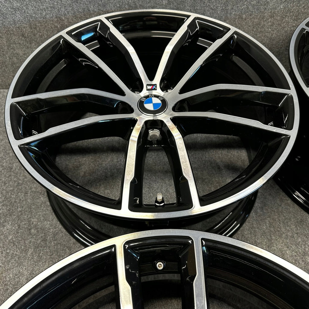 4x Alufelge 18 Zoll 8.0" 5x112 30ET Glanz Schwarz 8093915 BMW 5 G31 G30 FEL2841540142gd