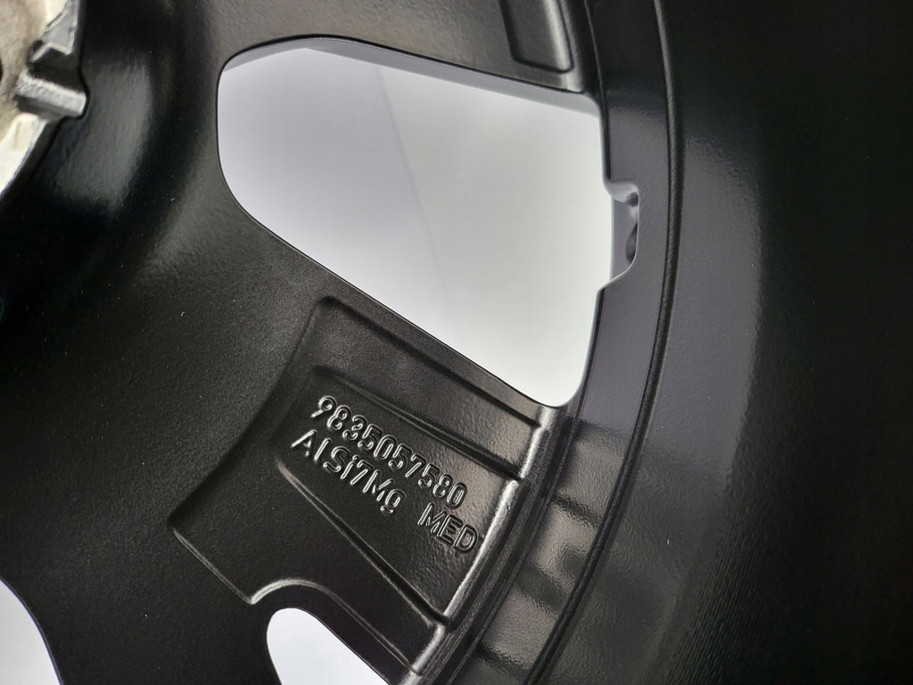 1x Alufelge 17 Zoll 7.5" 5x108 44ET Glanz Schwarz 9835057580 Peugeot 308