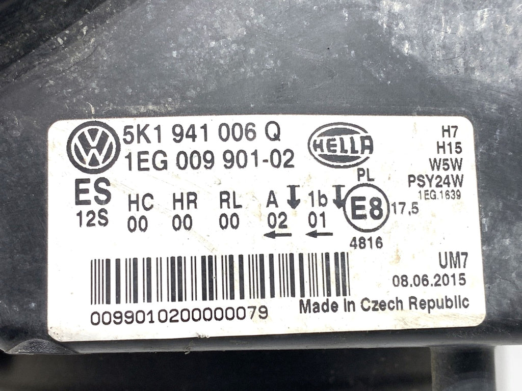 Frontscheinwerfer VW Golf VI 729-33030 5K1941006Q Ein Stück (Rechts oder Links) SCH7101600051sn