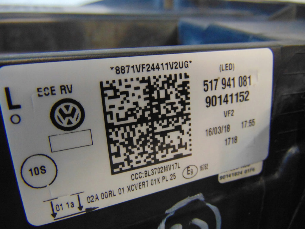 Frontscheinwerfer VW Golf Sportsvan 517941081 LED Ein Stück (Rechts oder Links) SCH6342725890na