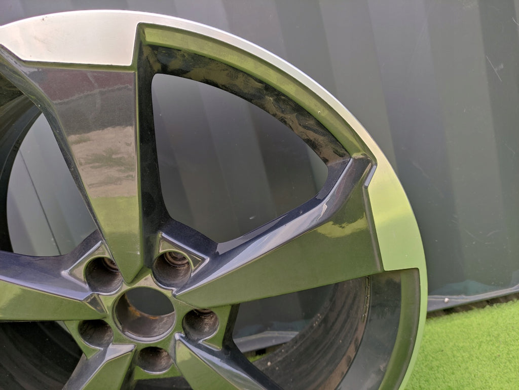 1x Alufelge 20 Zoll 8.0" 5x112 39ET Glanz Schwarz 80A601025 Audi Q5 Rim Wheel FEL2186237970uc