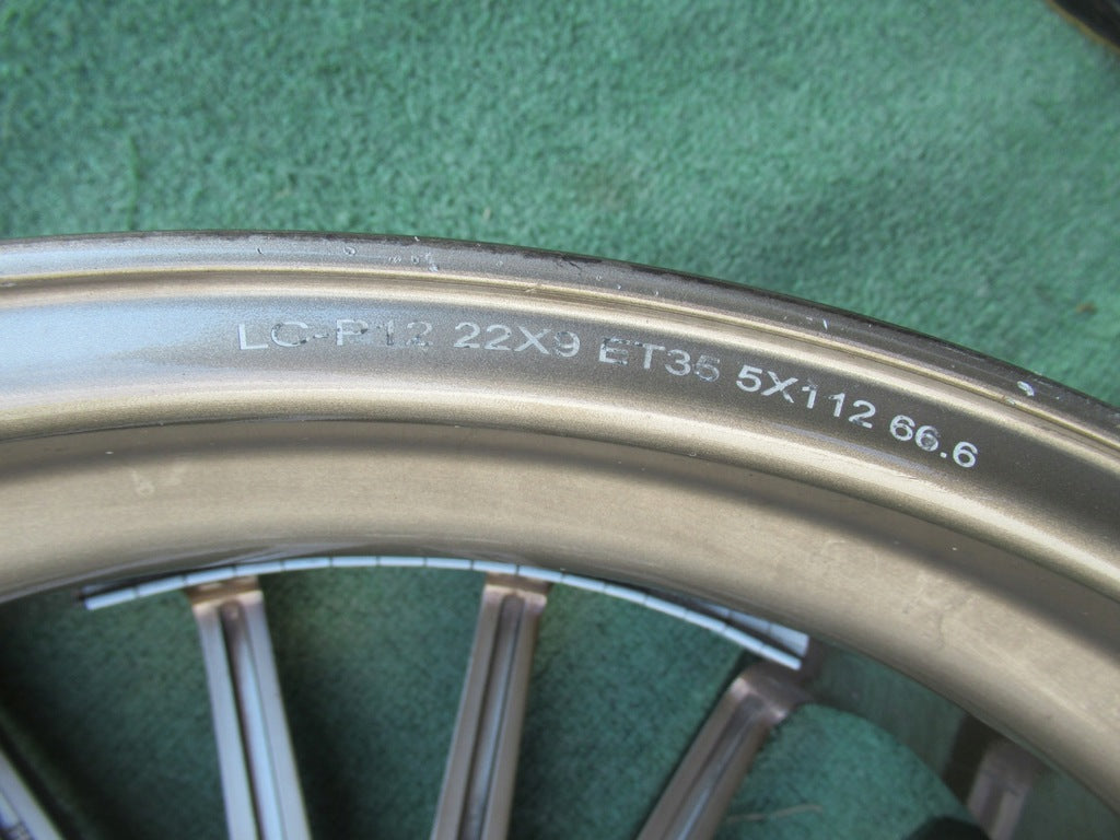 1x Alufelge 22 Zoll 9.0" 5x112 35ET Mercedes-Benz Rim Wheel FEL4947653006cm
