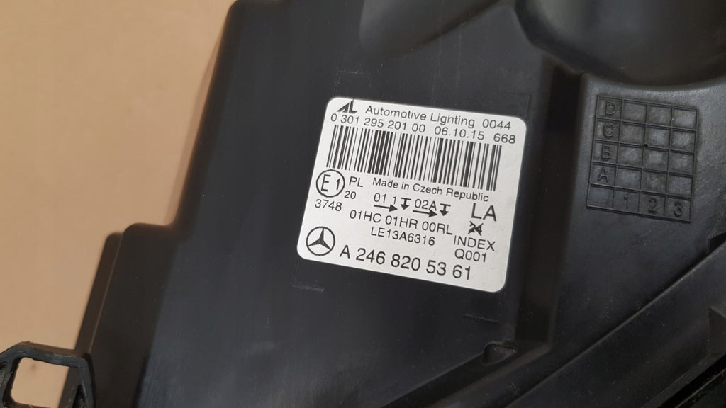 Frontscheinwerfer Mercedes-Benz W246 A2468205361 Links Scheinwerfer Headlight SCH1400998064zv