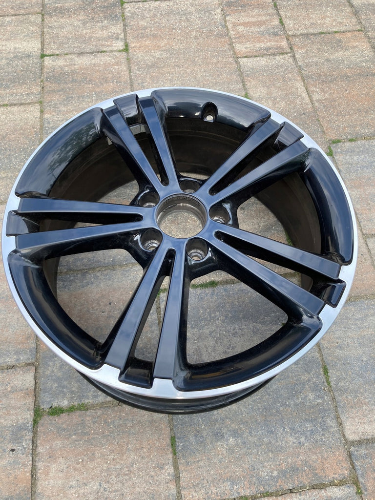 1x Alufelge 18 Zoll 7.5" 5x112 49ET Glanz Schwarz A1774011300 Mercedes-Benz W177