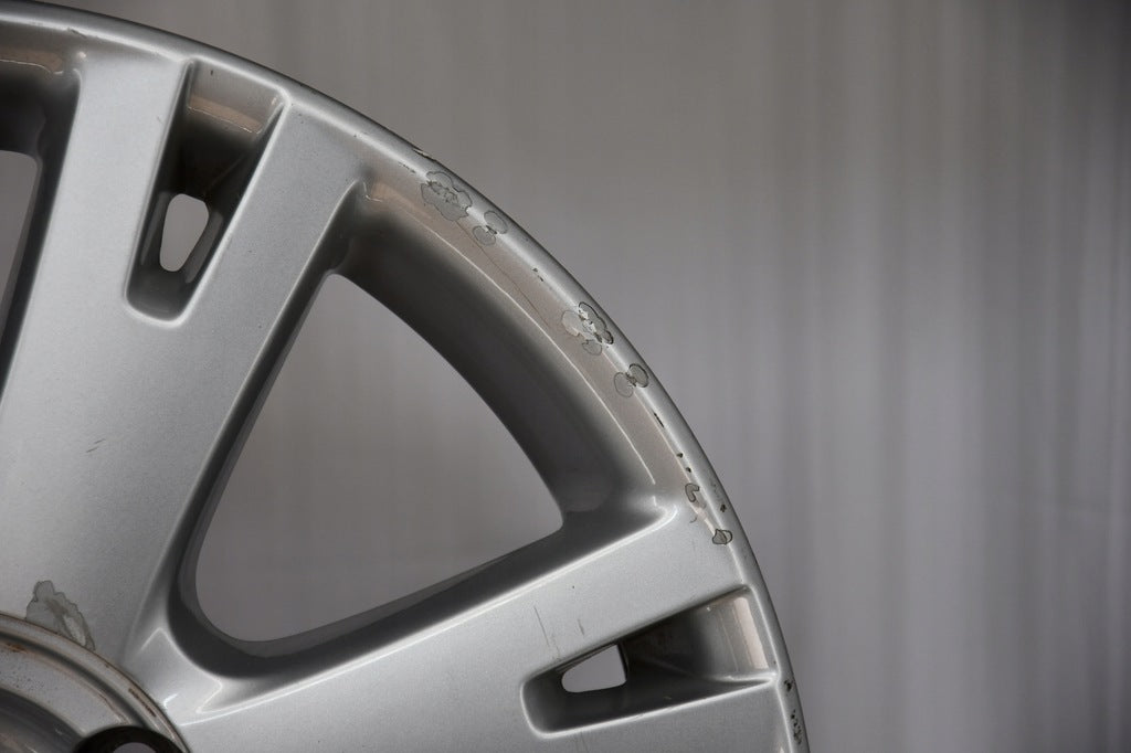 1x Alufelge 18 Zoll 8.0" 5x130 57ET Glanz Silber 7L6601025K VW 7l6 Rim Wheel FEL6459648101nq