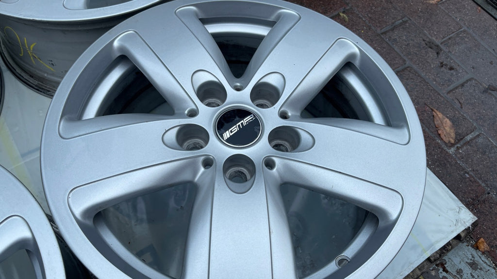 4x Alufelge 16 Zoll 7.0" 5x112 41ET Glanz Silber 6856029 Mini Rim Wheel FEL4302945312jr