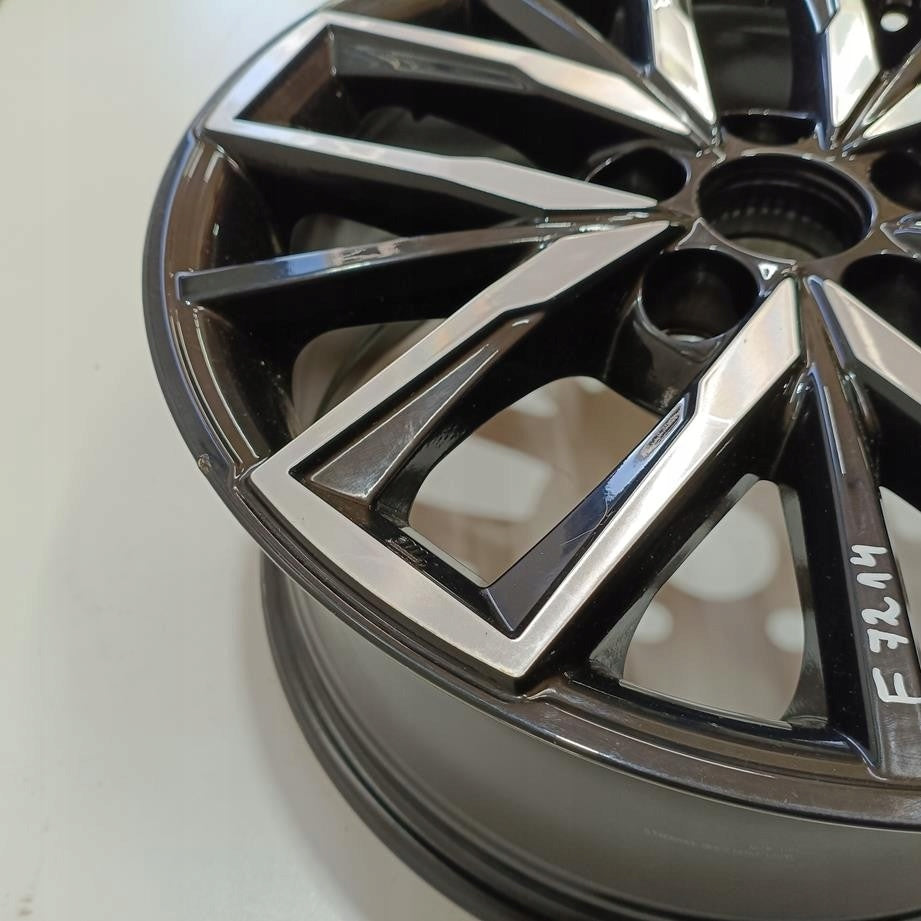 1x Alufelge 17 Zoll 7.5" 5x114.3 40ET Glanz Schwarz PW457-02008 Toyota Corolla FEL8075673335eb