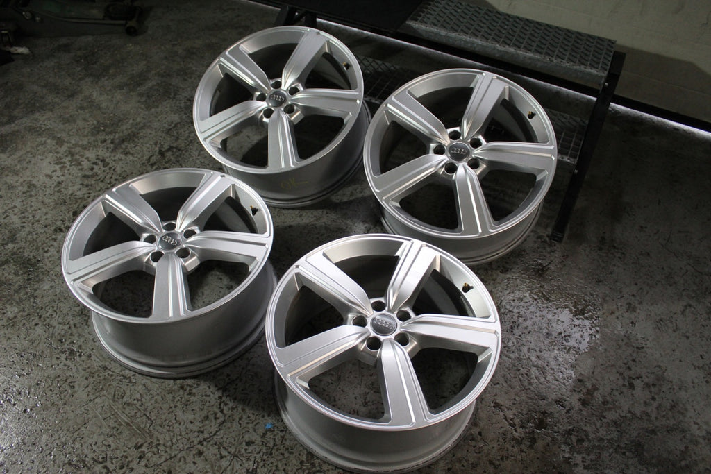 4x Alufelge 20 Zoll 9.0" 5x112 38ET Glanz Silber 4KE601025 Audi E-Tron Rim Wheel FEL3056022696tr