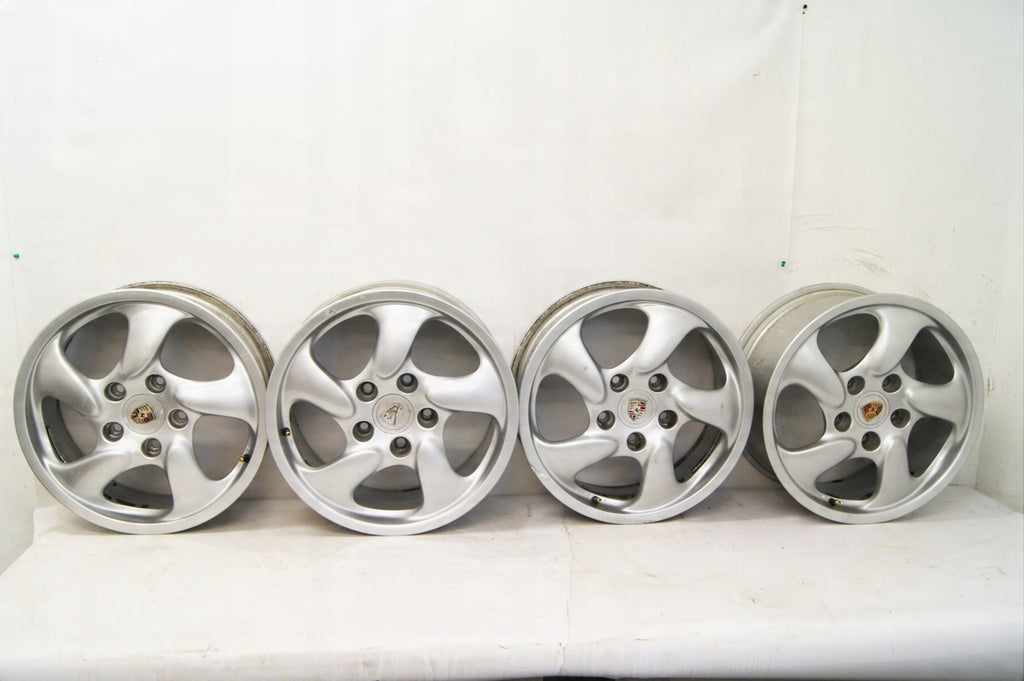 4x Alufelge 17 Zoll 7.0" 5x130 98636212400 Porsche Boxster 986 Rim Wheel