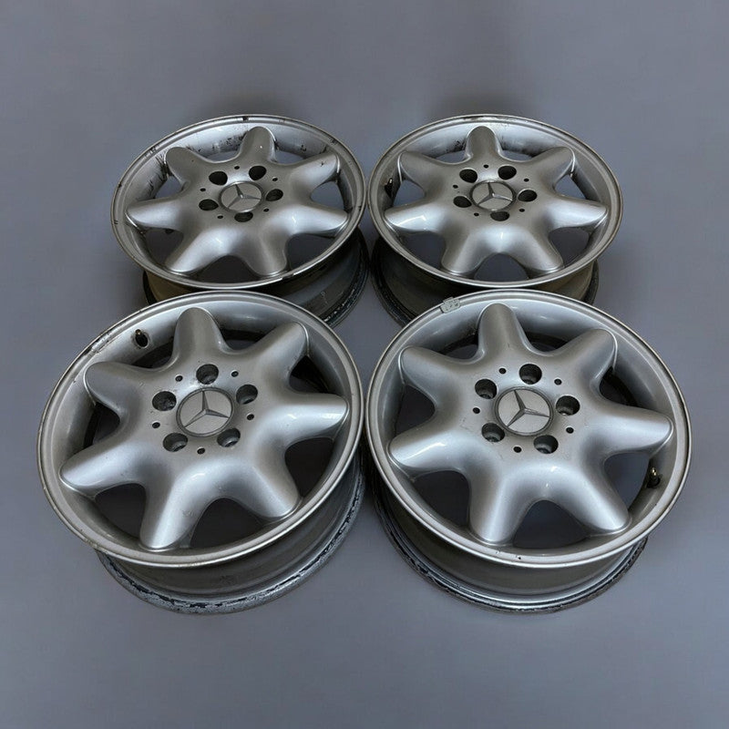 1x Alufelge 15 Zoll 6.0" 5x112 31ET 2034010002 Mercedes-Benz W203 Rim Wheel