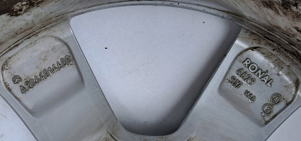 1x Alufelge 17 Zoll 8.0" 5x112 49 5ET Glanz Silber A2064014600 Mercedes-Benz FEL5319934931vu