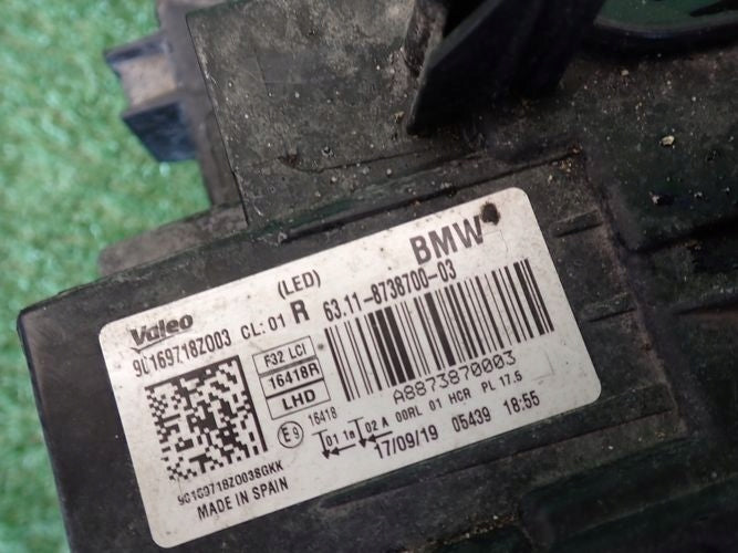 Frontscheinwerfer BMW F32 F33 8738700-03 Full LED Rechts Scheinwerfer Headlight SCH1465572032vk