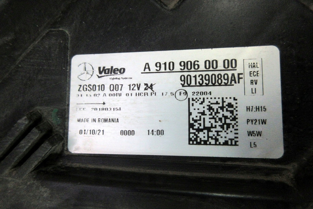 Frontscheinwerfer Mercedes-Benz Sprinter Links Scheinwerfer Headlight