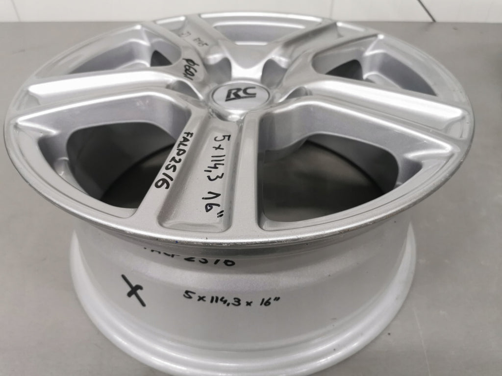 1x Alufelge 16 Zoll 7.0" 5x114.3 45ET KBA47545 Lexus I Corolla Verso Rim Wheel FEL5777256673dr