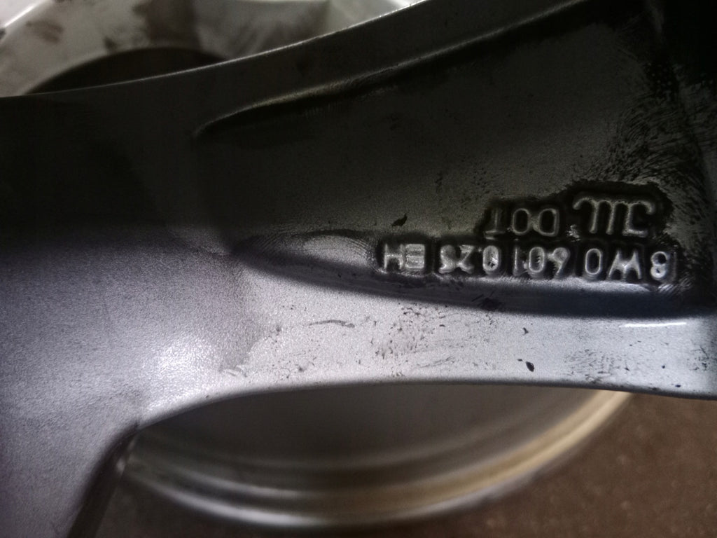 1x Alufelge 17 Zoll 7.5" 5x112 38ET Glanz Silber 8W0601025 Audi A4 B9 Rim Wheel FEL9911233807ro