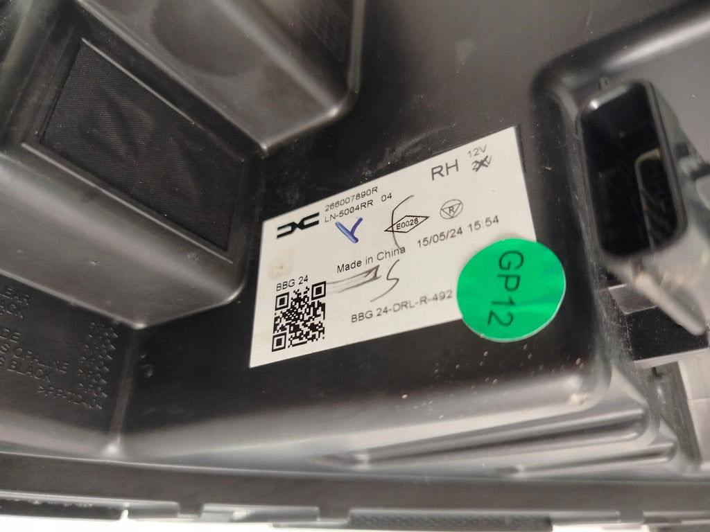 Frontscheinwerfer Dacia Spring 266007890R LED Rechts Scheinwerfer Headlight SCH5766318764yb