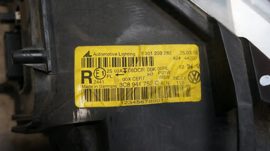 Frontscheinwerfer VW Passat Cc 3C8941752C Rechts Scheinwerfer Headlight