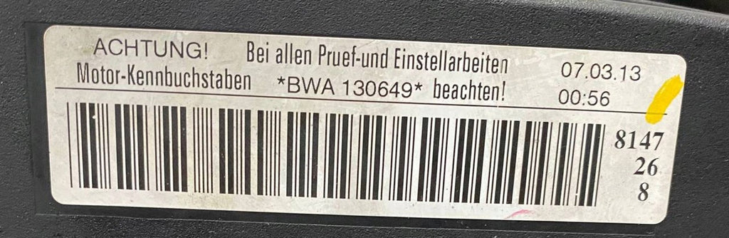 Motor Audi VW Tt Passat BWA 2.0 TFSI 200PS 147kW 2012 Benzin Engine Komplett