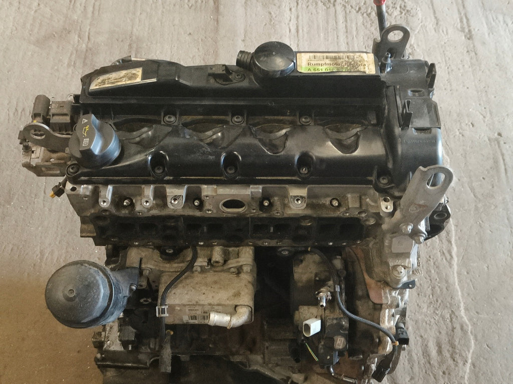Motor Mercedes-Benz W176 W639 W204 W447 651911 2.2 CDI 154TKm Diesel Unkomplett