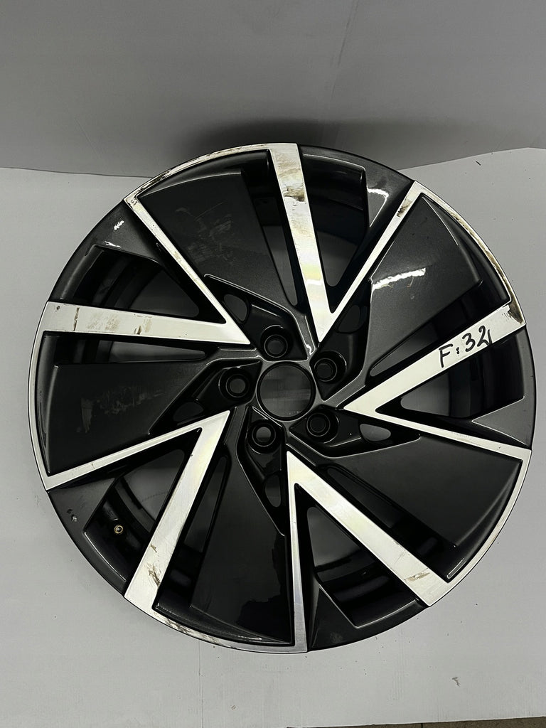 1x Alufelge 18 Zoll 7.0" 5x100 39ET Glanz Schwarz 658601025 Skoda Scala Kamiq