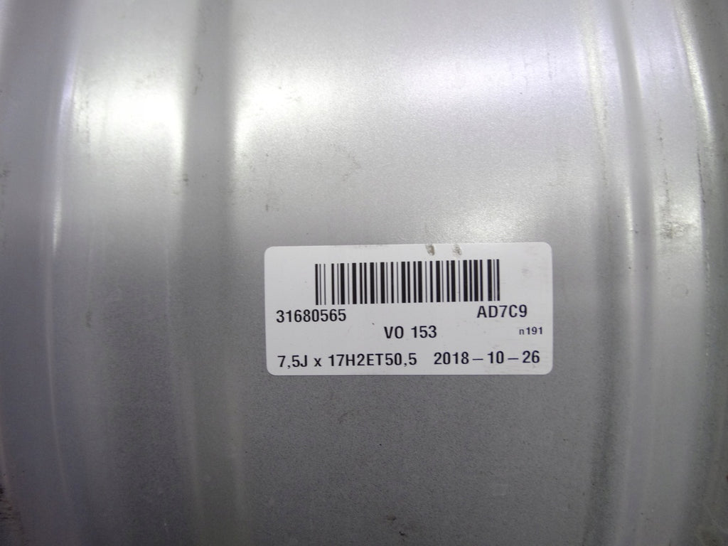1x Alufelge 17 Zoll 7.5" 5x108 50 5ET 31680565 Volvo Xc40 Rim Wheel
