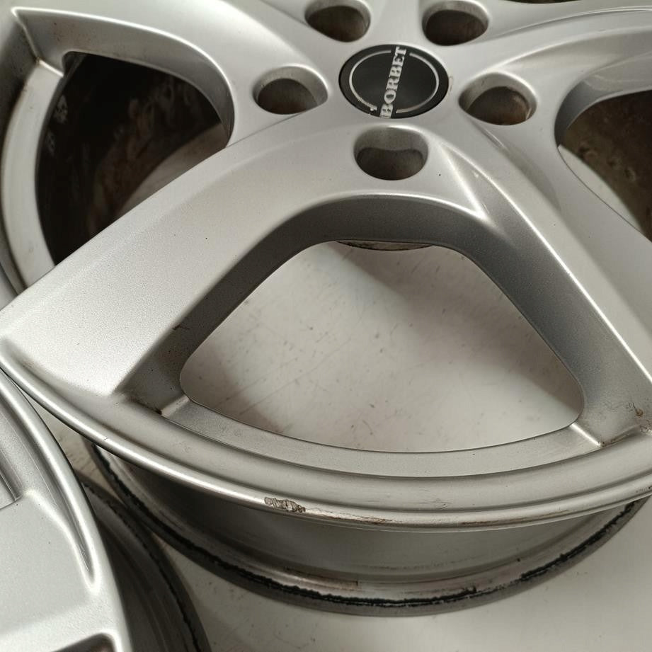 4x Alufelge 17 Zoll 7.0" 5x112 40ET Glanz Silber Audi Q3 Tarraco Kodiaq Tiguan FEL8554567187rl