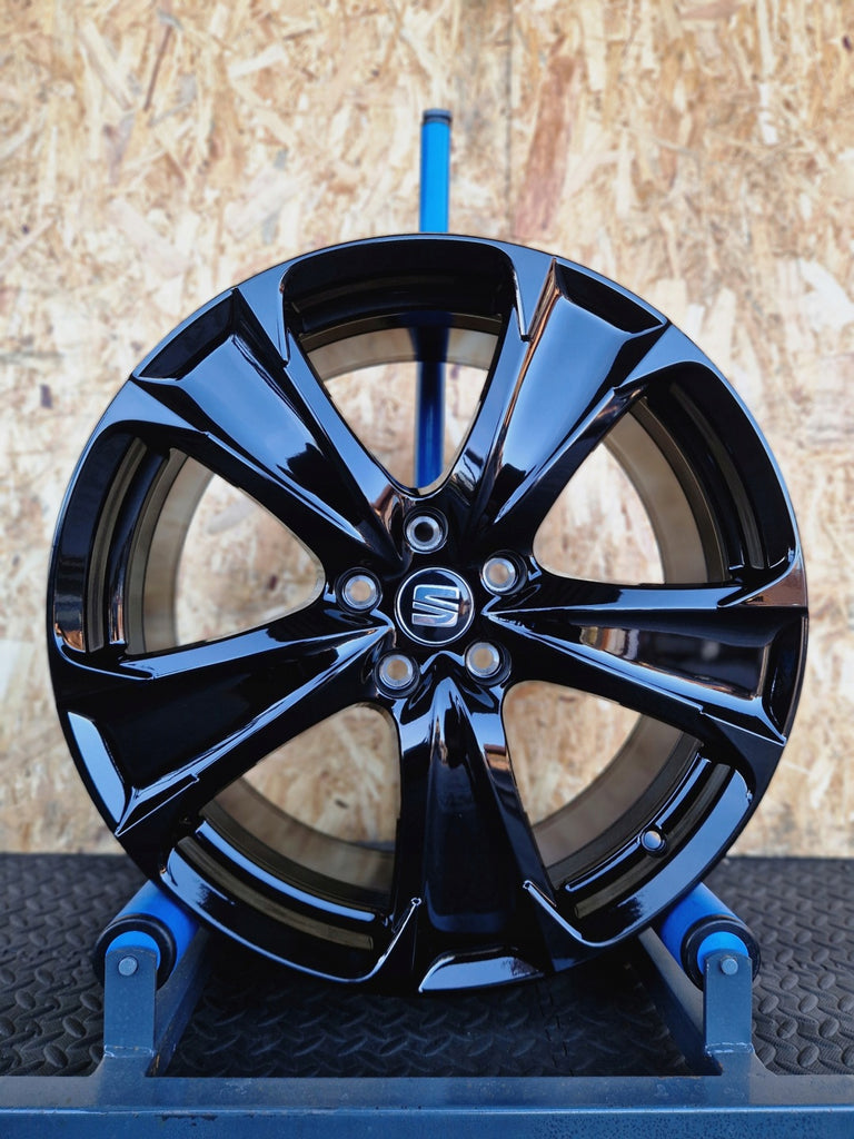 4x Alufelge 19 Zoll 8.0" 5x112 49ET Matt Schwarz 5FA601025F Seat I Rim Wheel FEL1221395260ao