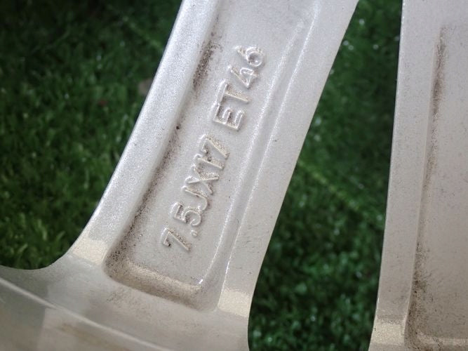 1x Alufelge 17 Zoll 7.5" 5x112 46ET 5FA601025A Seat Leon Rim Wheel