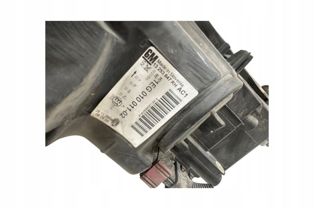 Frontscheinwerfer Opel Astra H 1EG01001102 Rechts Scheinwerfer Headlight SCH6606483501sl