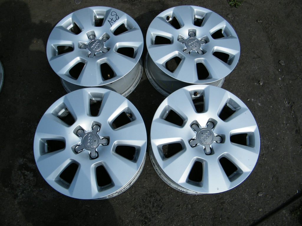 1x Alufelge 16 Zoll 7.5" 5x112 37ET Glanz Silber 8T0601025B Audi A4 Rim Wheel