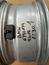 Load image into Gallery viewer, 1x Alufelge 18 Zoll 8.0" 5x120 30ET Glanz Silber 6790174 BMW 5 F10 Rim Wheel FEL8363887113zj
