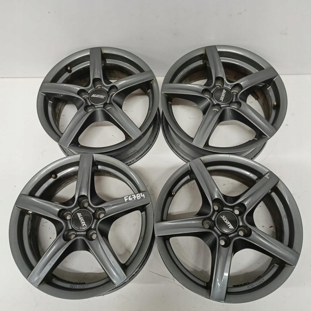 4x Alufelge 16 Zoll 6.5" 5x112 46ET Glanz Grau KBA48069 Audi I Rim Wheel FEL6135421749es