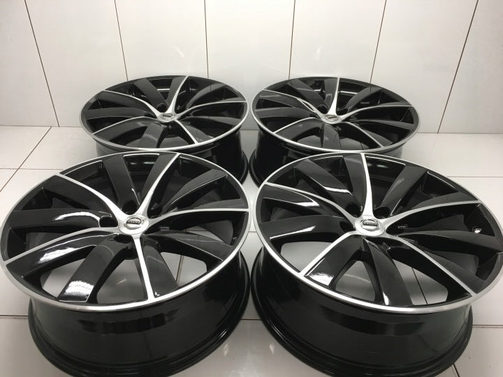 4x Alufelge 19 Zoll 8.0" 5x108 42 5ET Glanz Silber 31362276 Volvo I Rim Wheel FEL9613282151ah