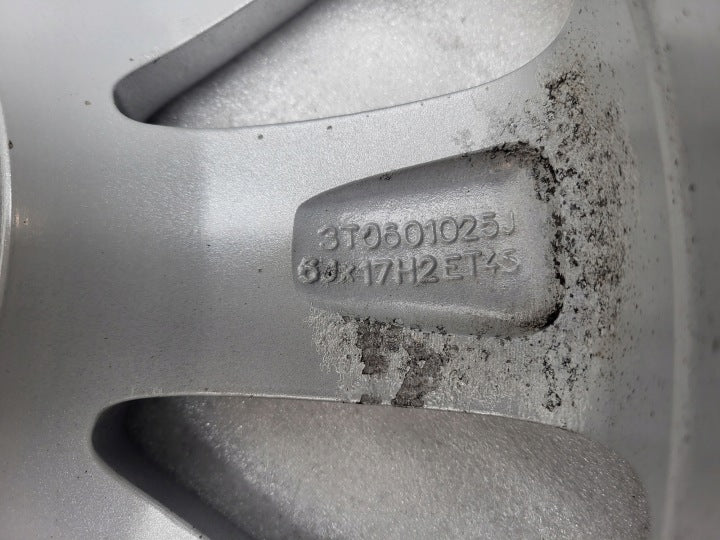1x Alufelge 17 Zoll 6.0" 5x112 45ET Matt Silber 3T0601025J Skoda Superb Ii FEL7112092539sd